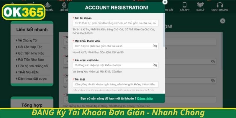 OK365 ⭐️ Link Trang Chủ Mới Nhất 2026 - Đăng Ký +88.8k Đăng Ký Tài Khoản Đơn Giản - Nhanh Chóng